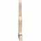 Ekena Millwork Saratoga Smooth Timber Gable Bracket, Douglas Fir, 72"W x 48"H x 3 1/2"D x 5 1/2"F, 16/12 Pitch GBW072X48X0406SAR00SDF - alternate 4